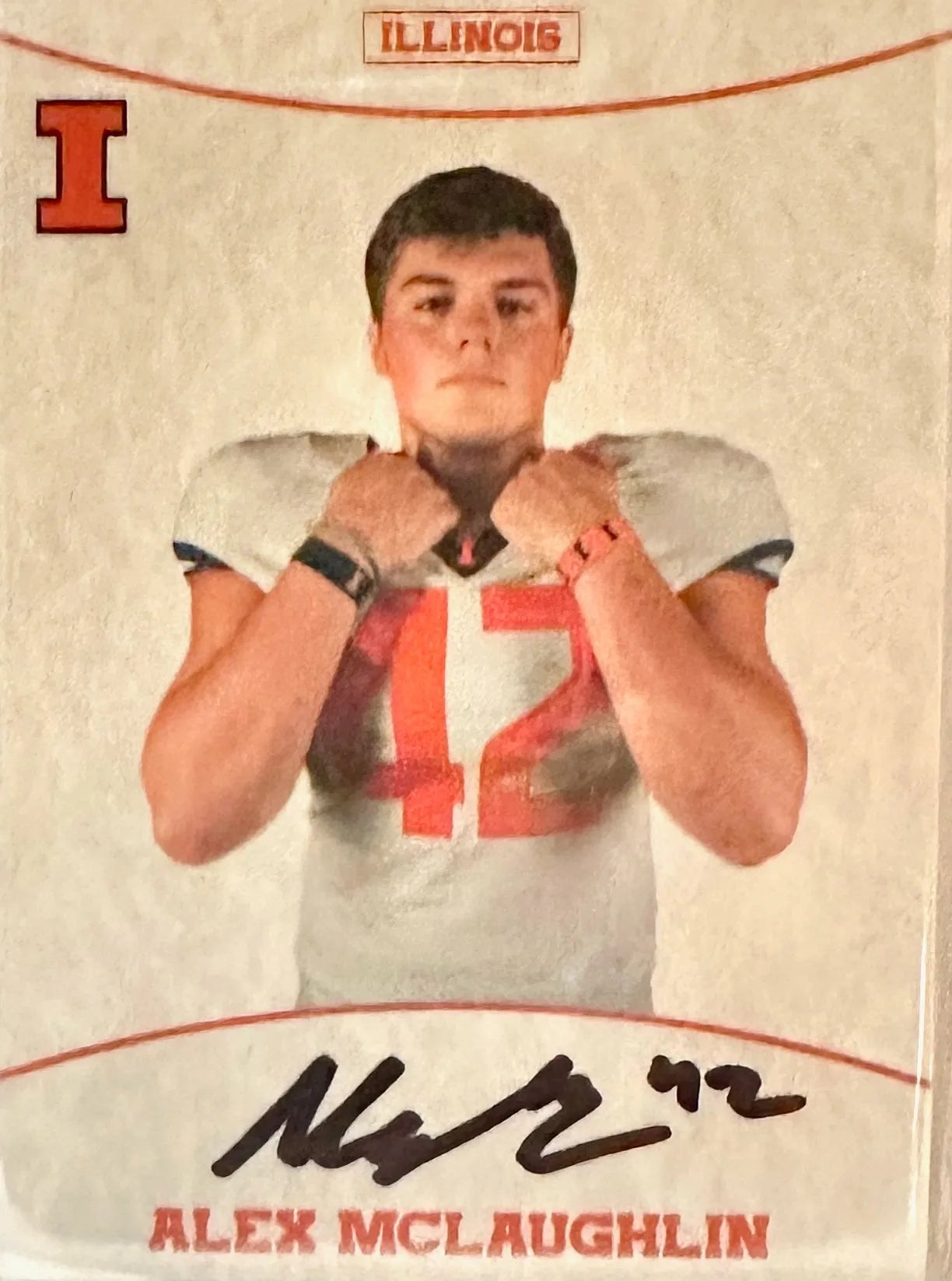 Alex McLaughlin autographed trading card