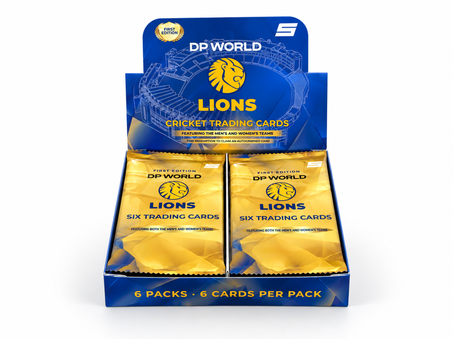 2026 DP World Lions Trading Cards — Sealed Box