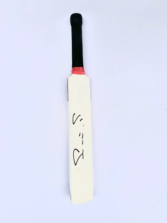 Shoaib Akhtar autographed minibat