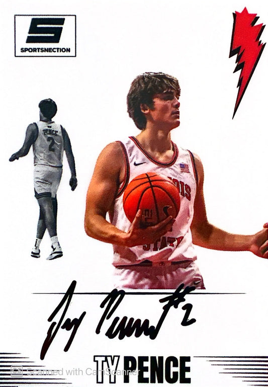 Ty Pence autographed trading card (#'ed to 100)