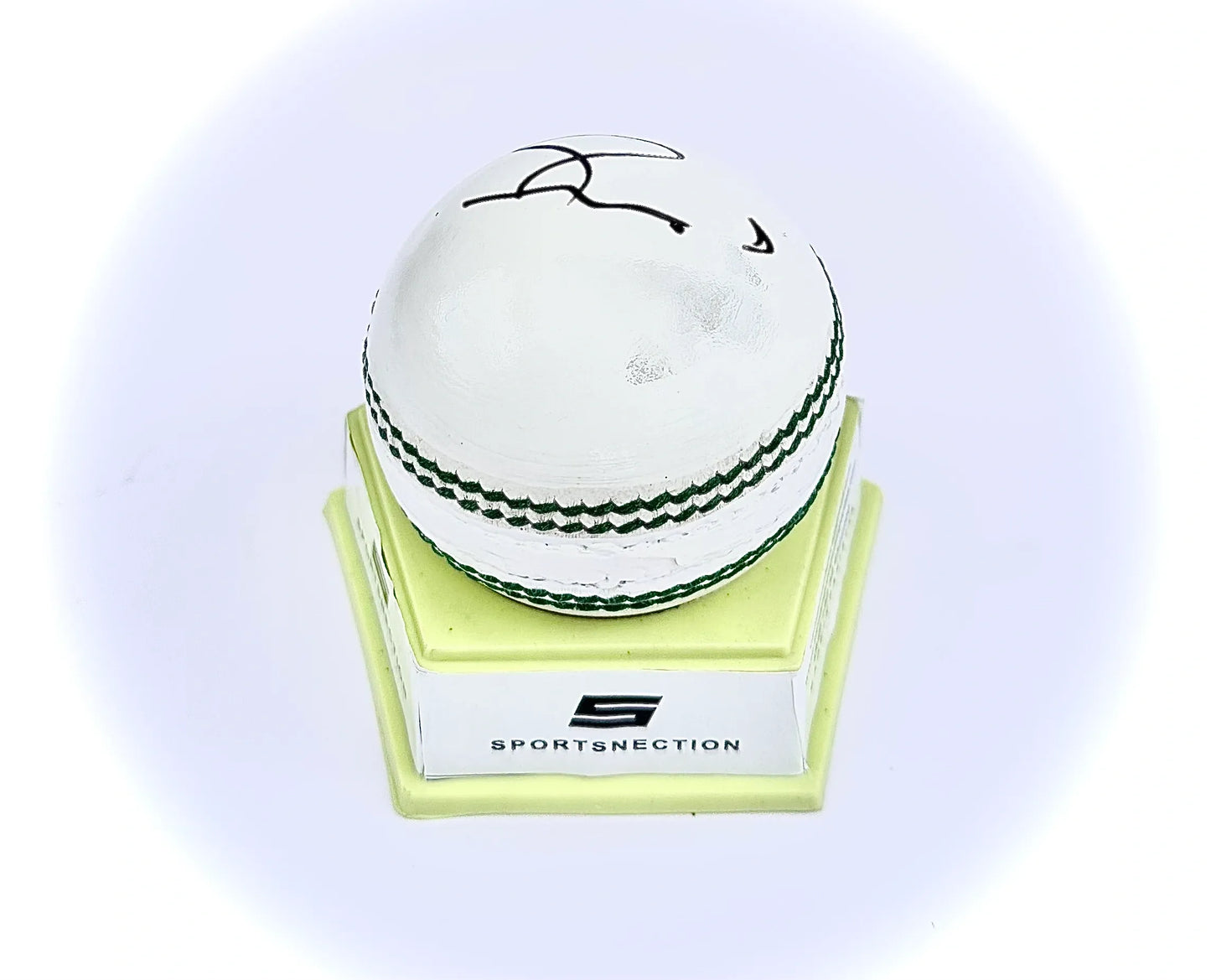 Shoaib Akhtar autographed ball (white)
