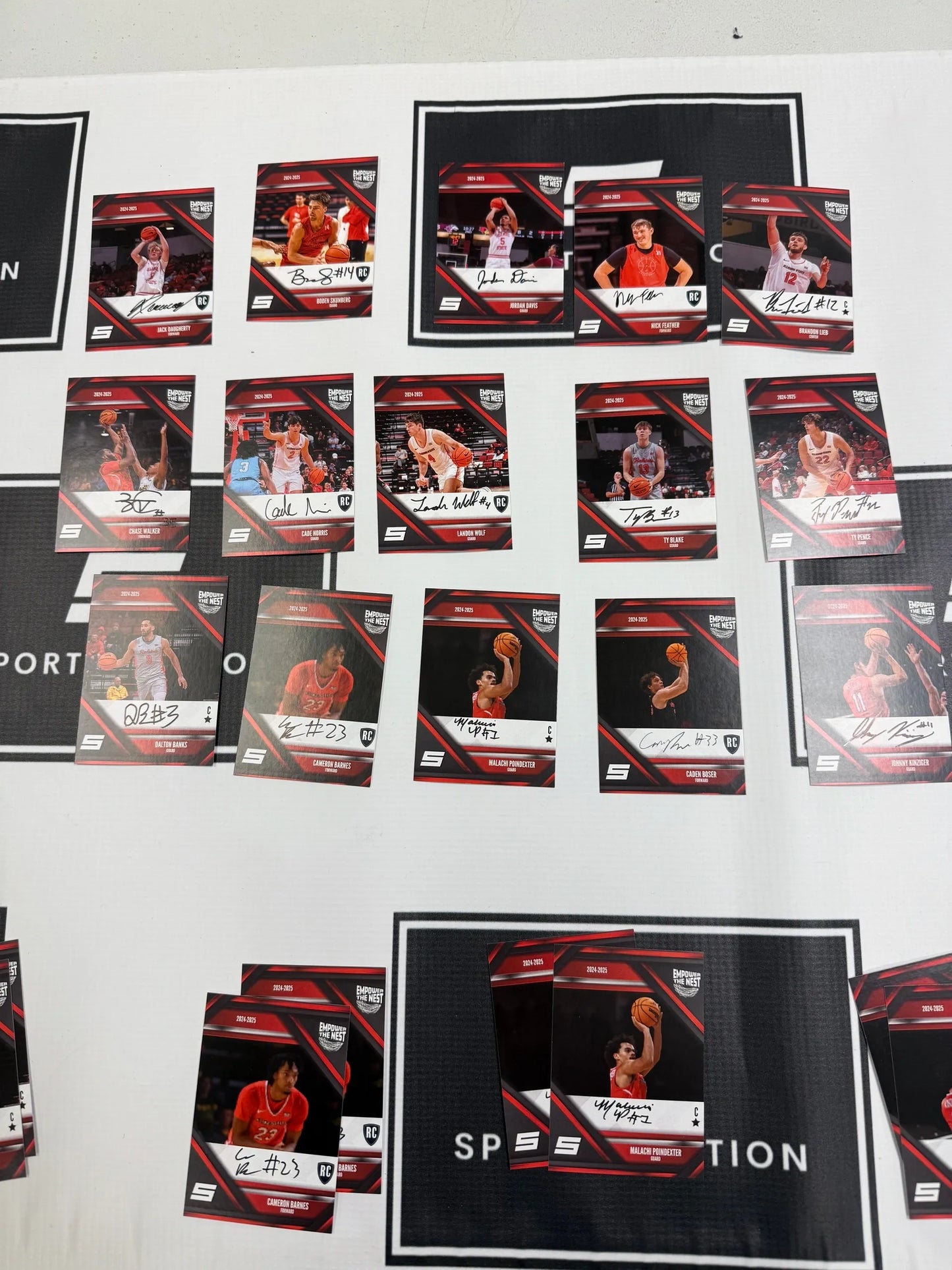 Official ISU Mens' Basketball Signed Trading Card Set 2024-25